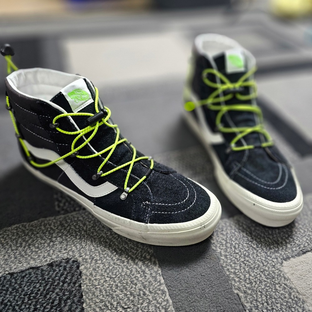 Vans SK8-Hi Echo DX Skate Shoes Mens 12 Black Excellent